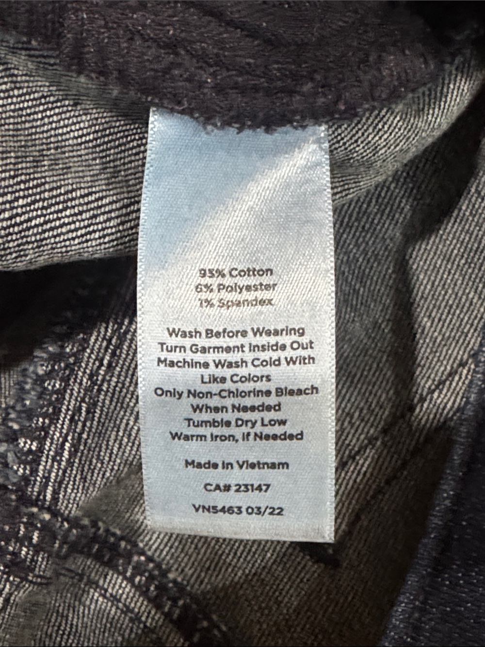 Talbots Straight Leg High Rise Jeans Size 10 Blue Medium Wash - Picture 4 of 4